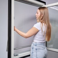 Spann-Fliegengitter zum Einhängen PLISSMART® WinkelMaster VALUE