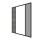 Plissee-Fliegengitter mit extrastabilem Rahmen zum festmontieren PLISSMART® STARK-FS DUO