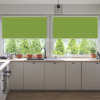 feuer-resistentes Plissee-Sichtschutzsystem mit 50% Abdunkelung PLISSMART® OPERA PEARL