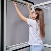 Spann-Fliegengitter zum Einklemmen PLISSMART® CLASSIC-FS